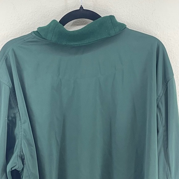 VTG Polo Golf Ralph Lauren Pullover Golf Jacket Green Mens XL Preppy Mock Neck - Picture 8 of 11